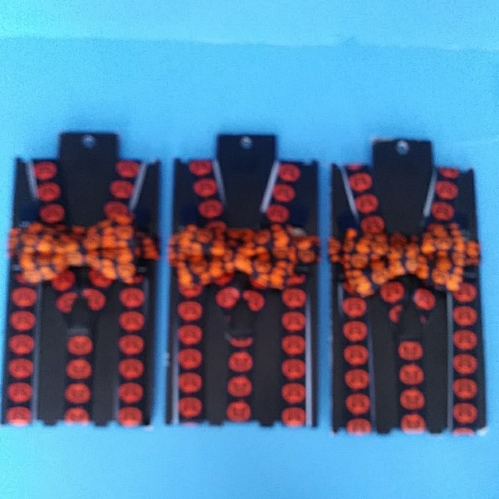 BRAND NEW H& M BOWTIE & SUSPENDER SET